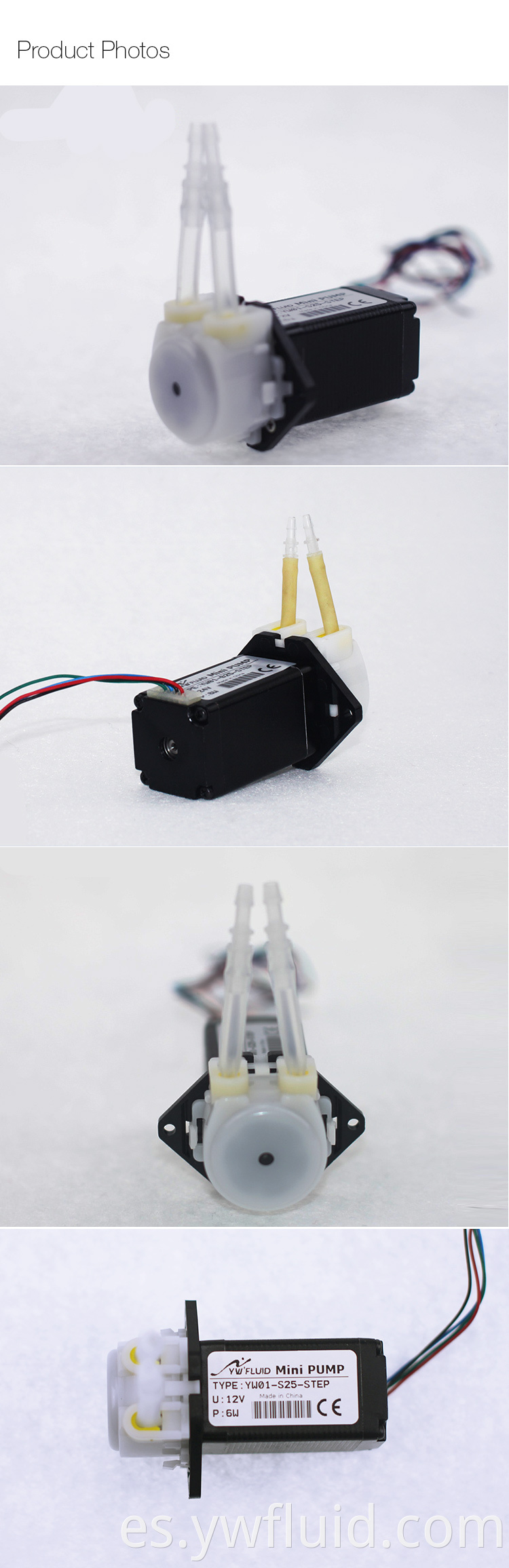 Changzhou Mini Peristáltico de 12 V dosis DIY DIY Peristáltica Bomba